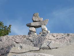 De inukshuk staat voor kracht, leiderschap en motivatie.